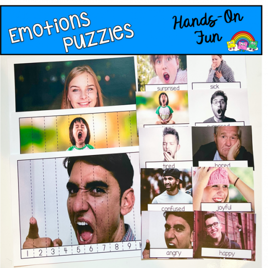 Emotions Puzzles (W/Real Photos)