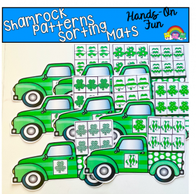 Shamrock Patterns Sorting Activities