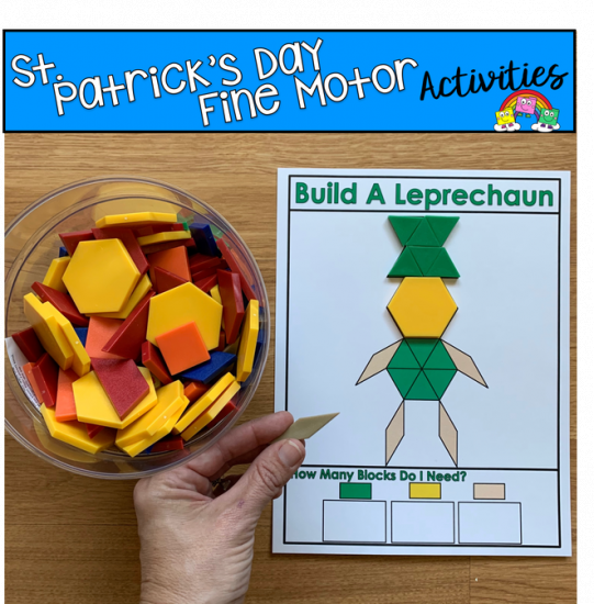 St. Patrick\'s Day Themed Fine Motor Activities