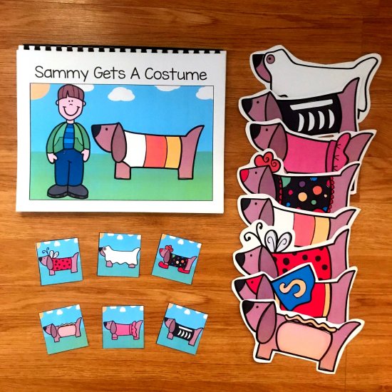 Halloween Adapted Book: \"Sammy Gets A Costume\"