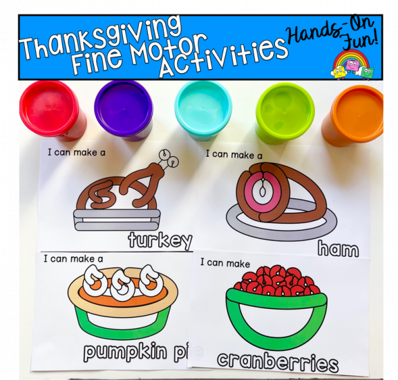 Thanksgiving Play Dough Activities