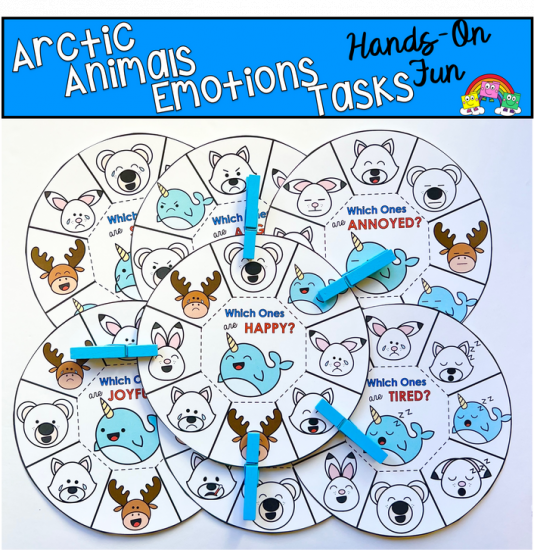 Arctic Animals Emotions Tasks