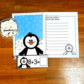 Penguin Marshmallow Math