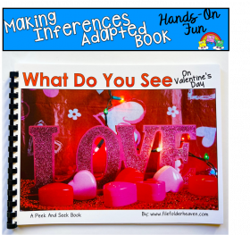 Valentine's Day Peek And Seek Book