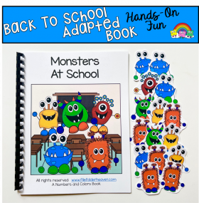 Monsters At School Adapted Book