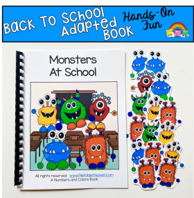 Monsters At School Adapted Book