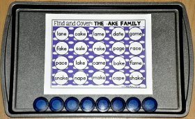Word Families: Find and Cover Activities (CVCe Words)