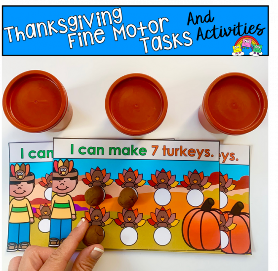 Thanksgiving Fine Motor Activities