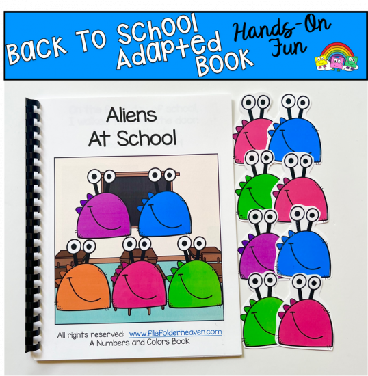 \"Aliens At School\" Adapted Book