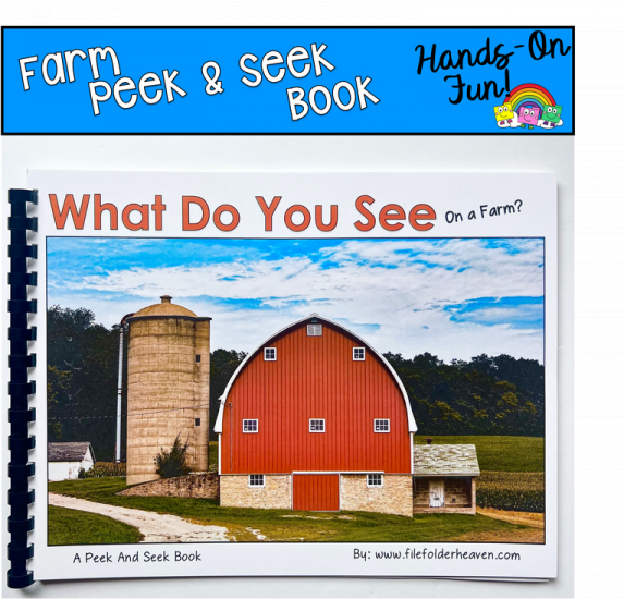 Farm Peek And Seek Book
