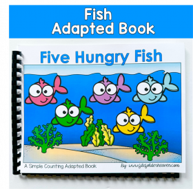 Five Hungry Fish Adapted Book