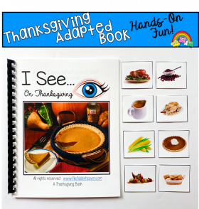 "I See" On Thanksgiving Adapted Book (w/Real Photos)