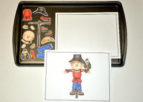 Build a Scarecrow Cookie Sheet Activity