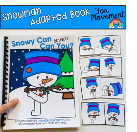 "Snowy Can Can You" Movement And Imitation Book