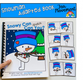 "Snowy Can Can You" Movement And Imitation Book