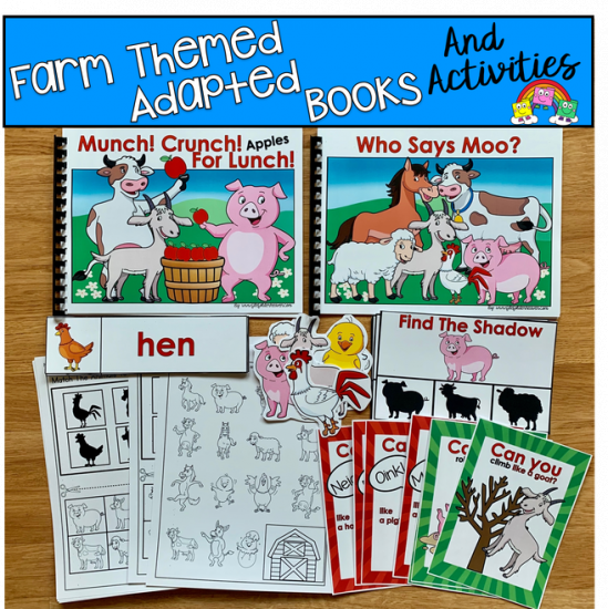 Farm Adapted Books And Activities