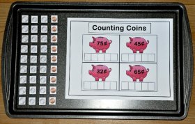 Counting Coins Cookie Sheet Activity 6