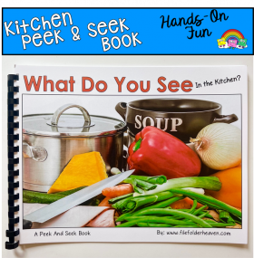 Kitchen Peek And Seek Book