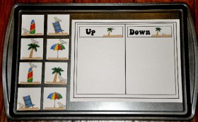 Up or Down Seagulls Sort Cookie Sheet Activity
