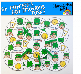 St. Patrick's Day Emotions Tasks