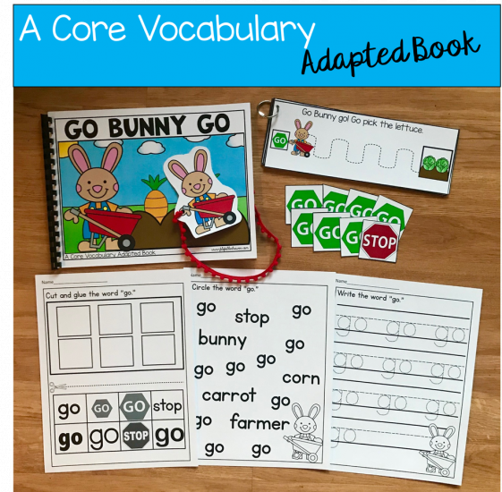 \"Go Bunny Go!\" (Working With Core Vocabulary)