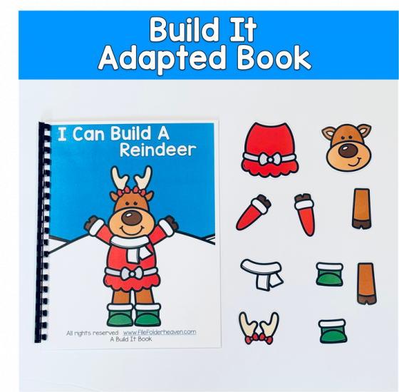 I Can Build A Reindeer Adapted Book 3