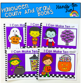 Halloween Count And Draw Adapted Books Bundle
