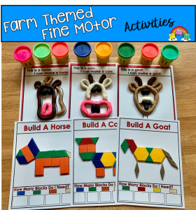 Farm Fine Motor Tasks