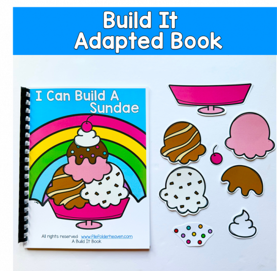 I Can Build A Sundae 1 Adapted Book