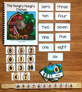 The Hungry Hungry Chicken Adapted Book and Vocabulary Activities