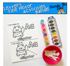 Beginning Sounds Q-Tip Painting Bundle