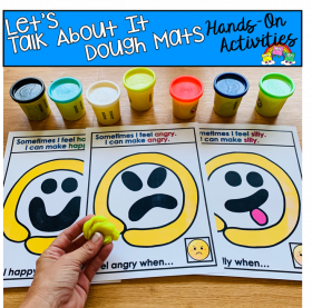 My Emotions Play Dough Mats