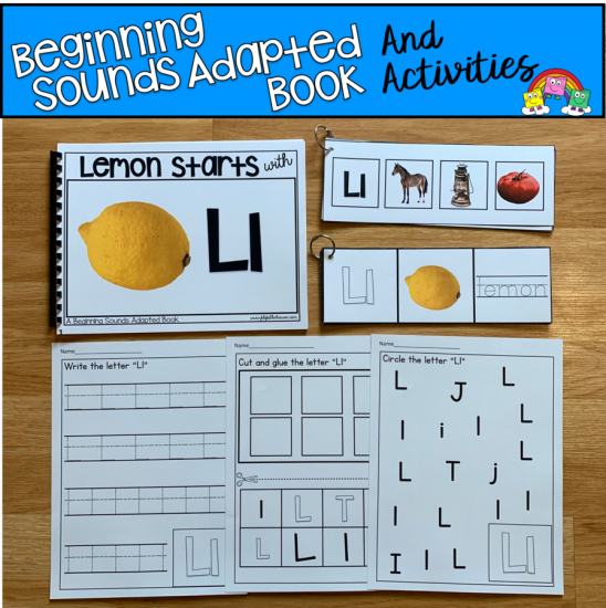 \"Lemon Starts With L\" (Beginning Sounds Book And Activities)