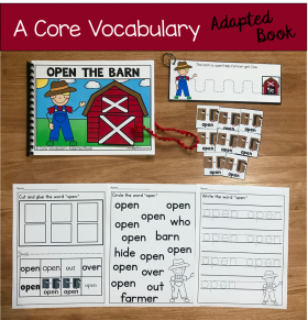 "Open The Barn" (Working With Core Vocabulary)