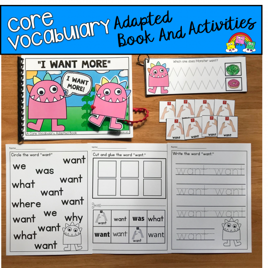\"I Want More\" (Version 2) Working With Core Vocabulary