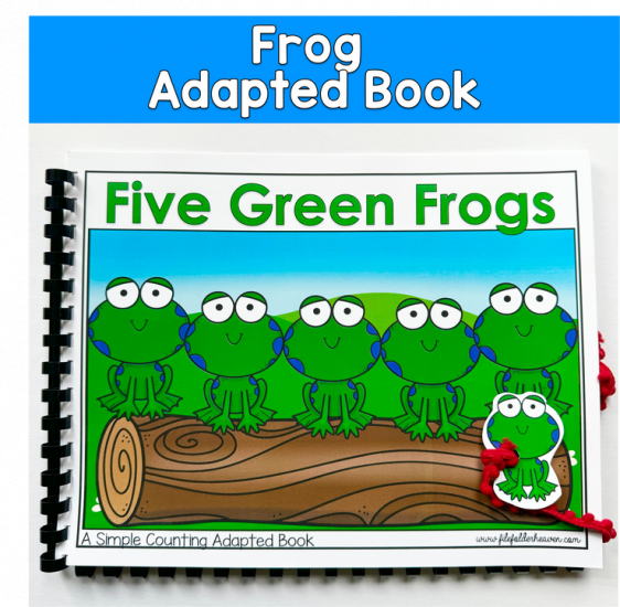 Five Green And Speckled Frogs Adapted Book