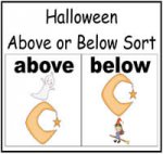 Halloween Beginning Sounds Clothespin Task