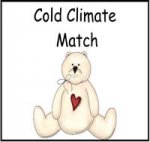 Cold Climate Animals Match File Folder Game