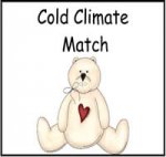 Cold Climate Animals Match File Folder Game