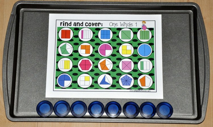 Fractions: \"Find and Cover\" Activities