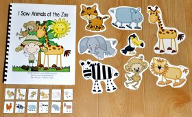"I Saw Animals At the Zoo" Adapted Song Book