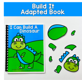 Build It Adapted Book: I Can Build A Dinosaur