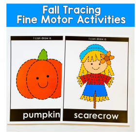 Fall Tracing Activities Fine Motor Activities For Centers