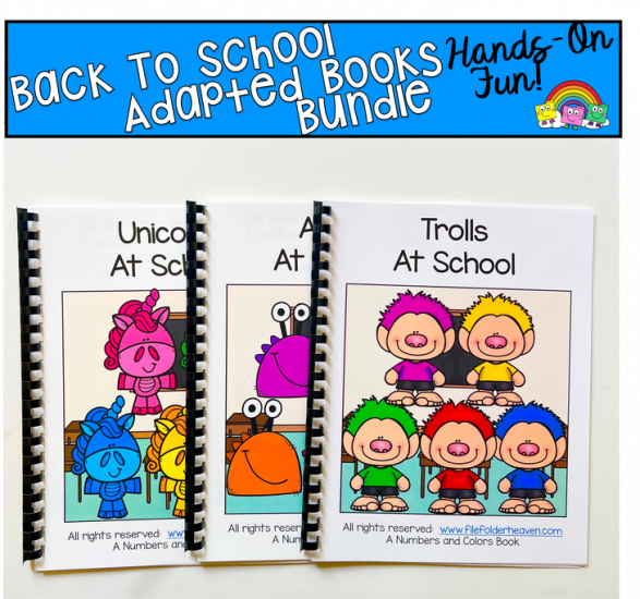 Back To School Adapted Books Mini-Bundle