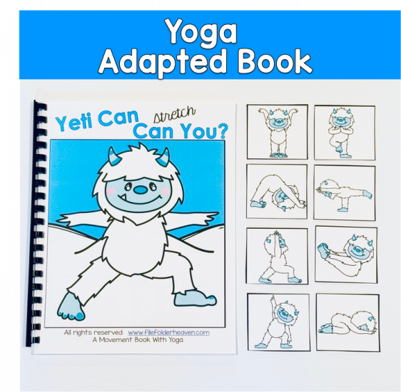Yeti Yoga Adapted Book For Movement And Imitation Skills