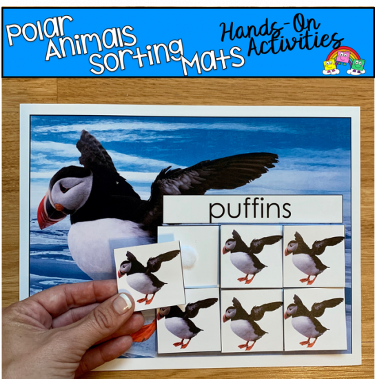 Polar Animals Sorting Mats