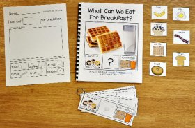 Sentence Builder Adapted Book: What Can We Eat For Breakfast?