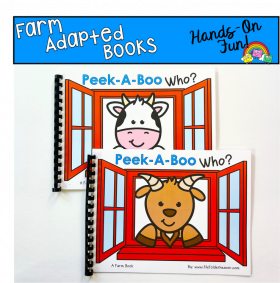 Farm Adapted Books: Peek-A-Boo Who Farm