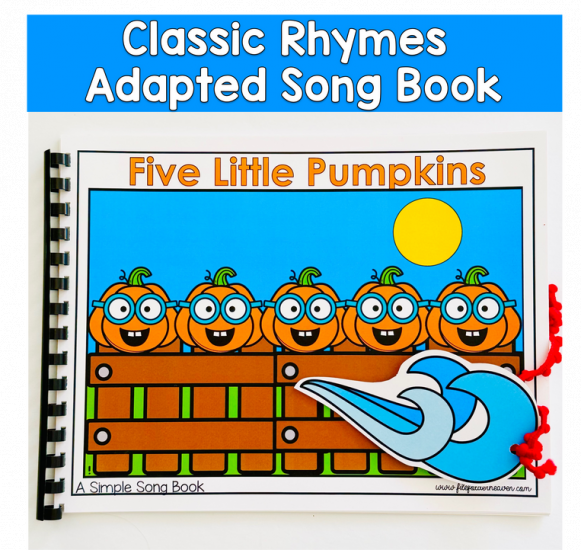 Five Little Pumpkins Sitting On A Gate Adapted Song Book