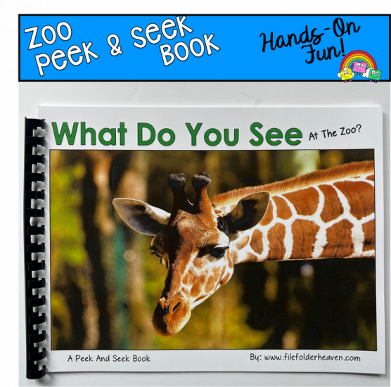 Zoo Peek And Seek Book